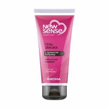 Интимный гель-смазка New Sence Lubricant с ароматом клубники (лубрикант), 100 мл Интимный гель-смазка New Sence Lubricant с ароматом клубники (лубрикант), 100 мл