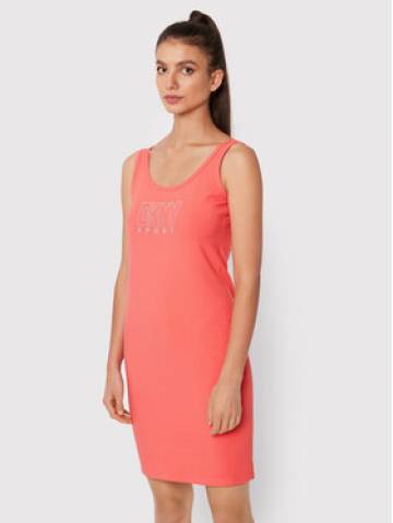 DKNY Sport Літня сукня DP2D4646 Рожевий Slim Fit DKNY Sport Літня сукня DP2D4646 Рожевий Slim Fit