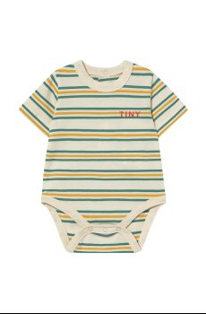 Детское боди из хлопка Tinycottons STRIPES MULTICOLOR BODY