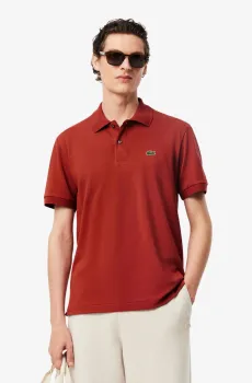 Мужское коричневое поло Коричневый L Lacoste PH9851AFS