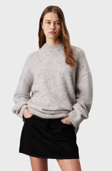 Женский серый свитер TEXTURED LOOSE Серый XS Calvin Klein Jeans J20J224636