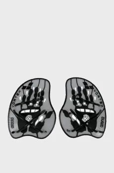 Серебристые лопатки для плавания VORTEX EVOLUTION HAND PADDLE Серебряный L Arena 95232-015