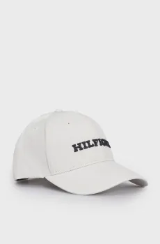 Мужская светло-серая кепка TH MONOTYPE CANVAS 6 PANEL Серый ONESIZE Tommy Hilfiger AM0AM12043