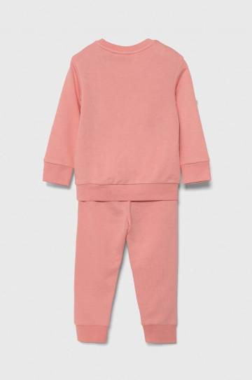 Детский спортивный костюм adidas Originals CREW SET цвет розовый IX9844 Детский спортивный костюм adidas Originals CREW SET цвет розовый IX9844