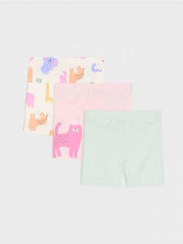 Короткі легінси 3 pack - кремовий Короткі легінси 3 pack - кремовий