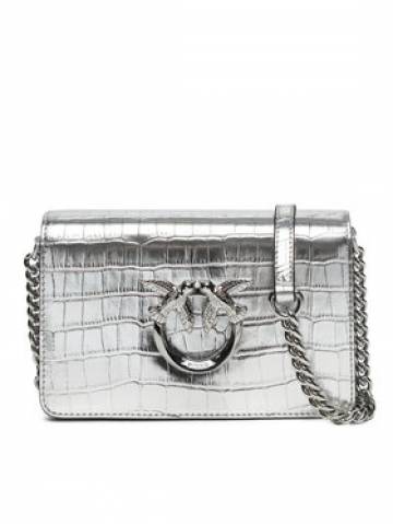 PINKO Сумка Love Click Mini AI 24-25 PLTT 100067 A1W5 Срібний PINKO Сумка Love Click Mini AI 24-25 PLTT 100067 A1W5 Срібний