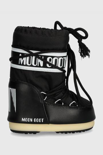 Детские сапоги Moon Boot ICON NYLON цвет чёрный 80D1400440 Детские сапоги Moon Boot ICON NYLON цвет чёрный 80D1400440