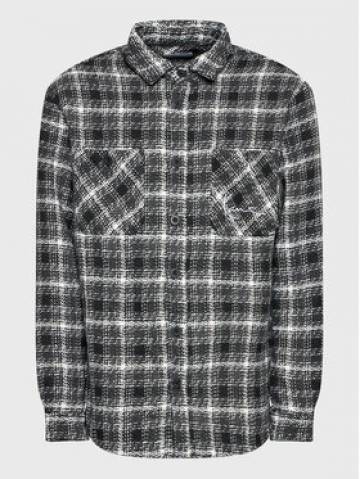 Karl Kani Демісезонна куртка Chest Signature 6023654 Чорний Relaxed Fit Karl Kani Демісезонна куртка Chest Signature 6023654 Чорний Relaxed Fit
