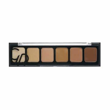 Палетка консилеров для лица Golden Rose Correct & Conceal Concealer Cream Palette 02 Medium to dark, 6*2 г Палетка консилеров для лица Golden Rose Correct & Conceal Concealer Cream Palette 02 Medium to dark, 6*2 г