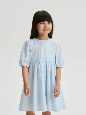 Reserved - Сукня з квітковим візерунком - блідо-блакитний - 9073X-05X