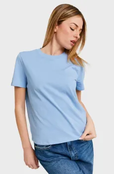 Женская голубая футболка Голубой XXS Tally Weijl STSCOTIKKY