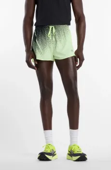 Мужские салатовые шорты RC Ultra Light Printed 3 Зеленый M New Balance MB6140TLAFG