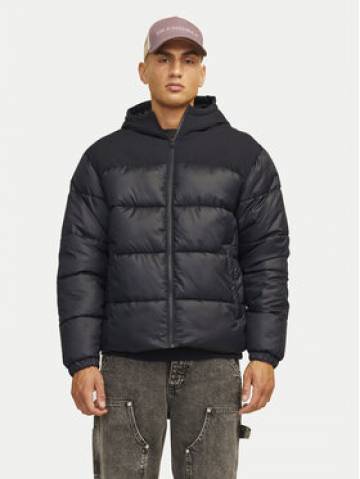 Jack&Jones Пуховик Moon 12256882 Чорний Regular Fit Jack&Jones Пуховик Moon 12256882 Чорний Regular Fit