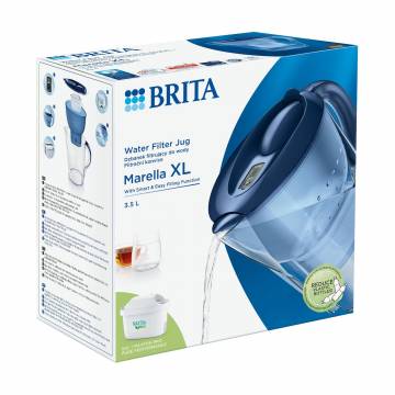 Фильтр-кувшин для воды Brita Marella XL MX Pro, синий, 3.5 л Фильтр-кувшин для воды Brita Marella XL MX Pro, синий, 3.5 л