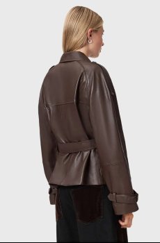 Кожаный тренч AllSaints REED