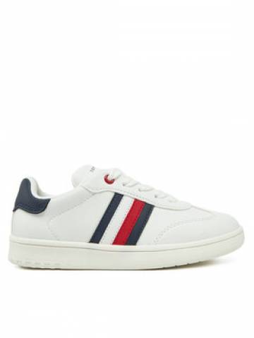 Tommy Hilfiger Снікерcи Stripe Low Cut Lace-Up Sneaker T3X9-33850-1355 M Білий Tommy Hilfiger Снікерcи Stripe Low Cut Lace-Up Sneaker T3X9-33850-1355 M Білий