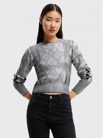 Desigual Светр Johanna 22WWJF69 Срібний Regular Fit Desigual Светр Johanna 22WWJF69 Срібний Regular Fit