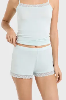 Женские голубые шорты KITTY Голубой L Etam 6557823