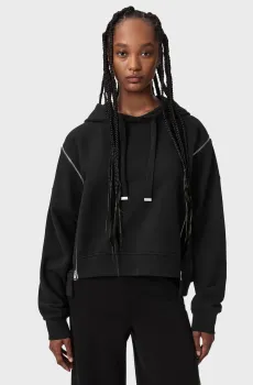Женское черное худи CIARA Черный S AllSaints W008JF