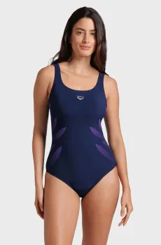 Женский темно-синий купальник SWIMSUIT MILENA WING BACK C CU Синий 42 Arena 008140-700