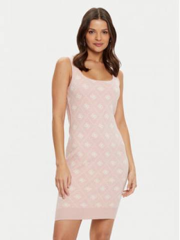 Guess Трикотажна сукня W4BK98 Z3JD2 Рожевий Bodycon Fit Guess Трикотажна сукня W4BK98 Z3JD2 Рожевий Bodycon Fit