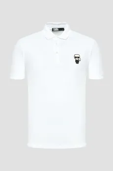 Мужское белое поло Белый S Karl Lagerfeld 500221.745022;10