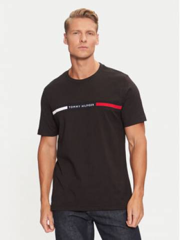 Tommy Hilfiger Футболка MW0MW36498 Чорний Regular Fit