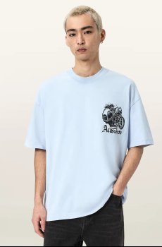 Хлопковая футболка AllSaints PANHEAD