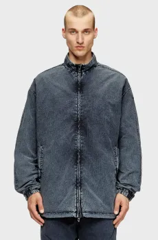 Мужская темно-серая ветровка J-WILSON Серый 50 Diesel A18458 0PLBH