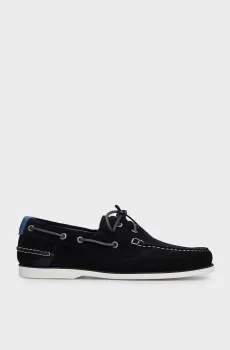 Мужские темно-синие замшевые топсайдеры TH BOAT SHOE CORE SUEDE Синий 44 Tommy Hilfiger FM0FM04505