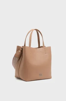 Женская бежевая кожаная сумка Бежевый ONESIZE Bimba Y Lola 251BBBJ4X.12601