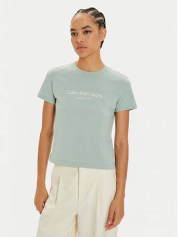 Calvin Klein Jeans Футболка Institutional J20J224914 Голубий Regular Fit Calvin Klein Jeans Футболка Institutional J20J224914 Голубий Regular Fit