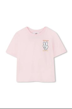 Детская хлопковая футболка Marc Jacobs