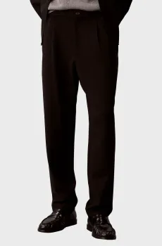 Мужские черные брюки TAPERED TECH KNIT Черный 36 Calvin Klein LV04LF607G
