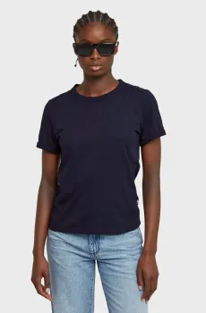 Женская темно-синяя футболка Embro g-script Синий XS G-Star RAW D26069,D975