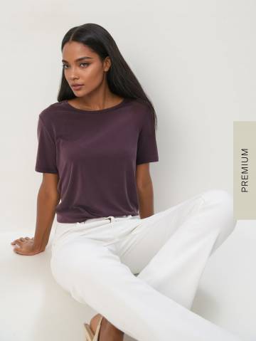 Mohito - LADIES` T-SHIRT - червоне дерево - XL Mohito - LADIES` T-SHIRT - червоне дерево - XL