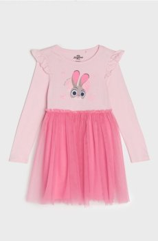 Сукня babydoll Zootopia - пастельний рожевий