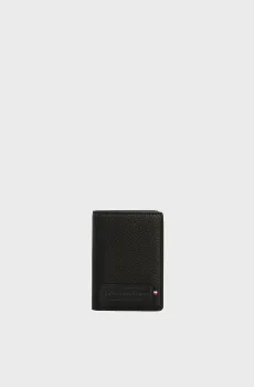Мужской черный кожаный кошелек TH PREMIUM BIFOLD Черный ONESIZE Tommy Hilfiger AM0AM13035