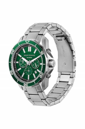 Часы Armani Exchange мужские цвет серебрянный Часы Armani Exchange мужские цвет серебрянный