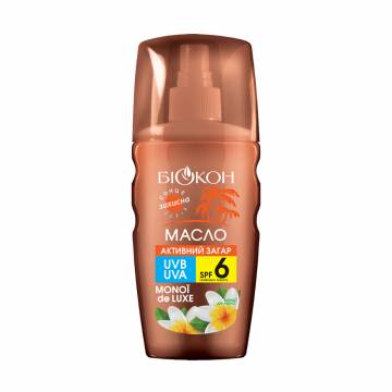 Масло для тела Биокон Активный загар, Масло моное SPF 6, 160 мл Масло для тела Биокон Активный загар, Масло моное SPF 6, 160 мл