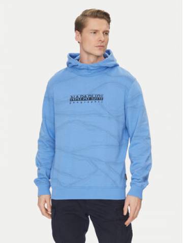 Napapijri Світшот Cellini NP0A4ILR Голубий Relaxed Fit Napapijri Світшот Cellini NP0A4ILR Голубий Relaxed Fit