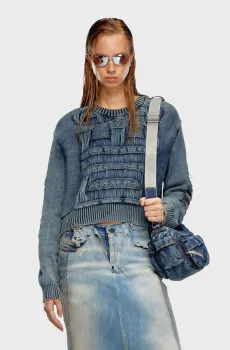 Женский синий свитер M-ROTTA Синий S Diesel A15589 0AJCZ