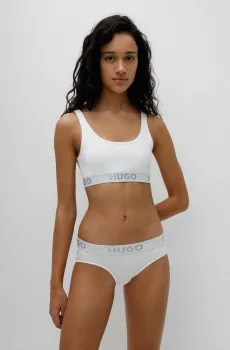 Женские белые трусики Белый L HUGO 50469643;100