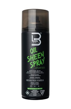 Уценка! Спрей для волос Level3 Oil Sheen Spray с оливковым и кокосовым маслом, легкой фиксации, 383 г