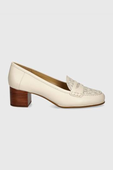 Туфли MICHAEL Michael Kors Frances цвет бежевый каблук кирпичик 40T4FRMP1B 289 Туфли MICHAEL Michael Kors Frances цвет бежевый каблук кирпичик 40T4FRMP1B 289