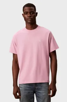 Мужская розовая футболка SS SUPIMA CHEST Розовый XL Calvin Klein LV04LB275G