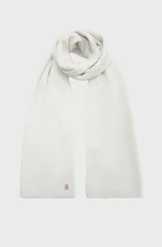 Женский серый шарф ELEVATED Серый ONESIZE Tommy Hilfiger AW0AW17788