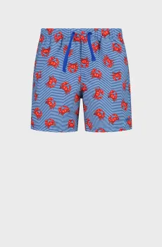 Детские синие плавательные шорты с узором PRINTED MICROFIBER Синий 128 CMP 36R6104-N951