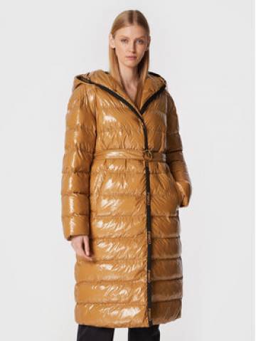 Pinko Пуховик Ida 1G18CY A00N Коричневий Regular Fit Pinko Пуховик Ida 1G18CY A00N Коричневий Regular Fit