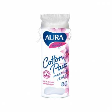 Диски ватные Аура Beauty, 80шт Диски ватные Аура Beauty, 80шт